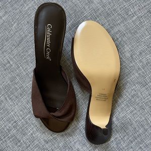 Coldwater Creek BRN Heels